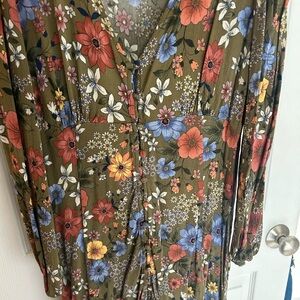 O’Neil medium button down mini dress
